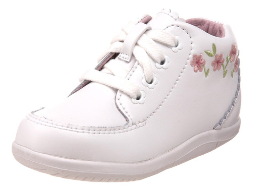 Stride Rite Beb Nia Srt Emilia, Blanco, 3 X-wide Infant