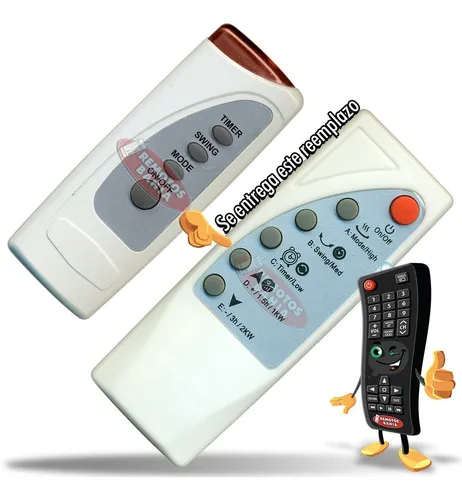 Caloventor con control remoto hotsell