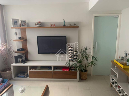 Apartamento Com 3 Dormitórios À Venda, 80 M² Por R$ 450.000,00 - Icaraí - Niterói/rj - Ap1144