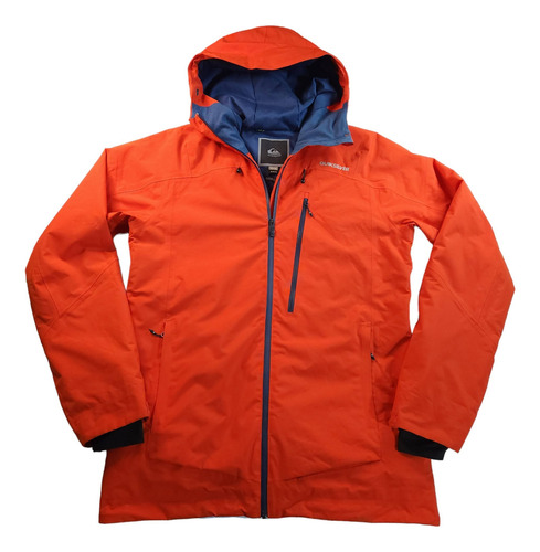 Chaqueta Snowboard Quiksilver Mens Mission Gore-tex Snow Jacket, Color Naranja, Talla M (Usado)