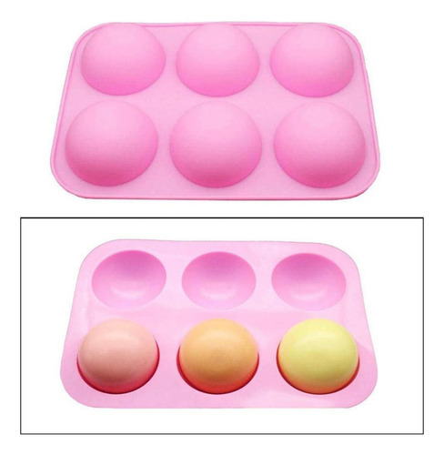 Juego De Moldes De Silicona Con 6 Cavidades Para Hacer