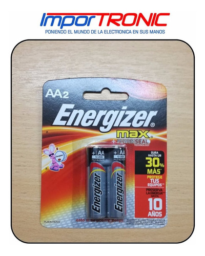 Pila Aa Alcalina Energizer (blister De 2 Pilas)