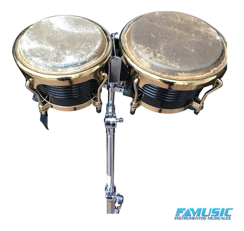 Bongo Profesional + Soporte + Llave De Afinar