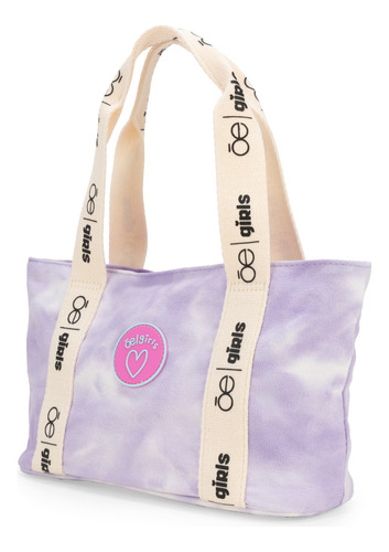 Bolsa Niñas Tote Cloe Laxeli Mediano Color Lila