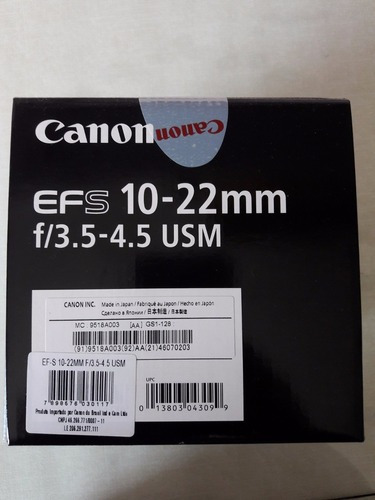 Imagem 4 de 4 de Mlb - Lente Canon Ef-s 10-22mm F/3.5-4.5 Usm* -