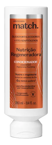 O Boticário Match Nutrição Regeneradora Condicionador 280ml