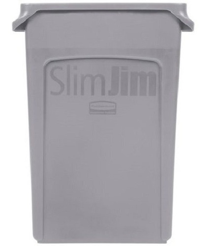 Contenedor Slim Jim 87 Litros Gris Rubbermaid