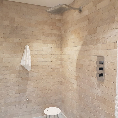 Pedra Travertino Lisa Travertino Brick Lisa Travertino 23x75