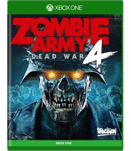 Jogo Zombie Army 4 Dead War Xbox One Midia Fisica Rebellion