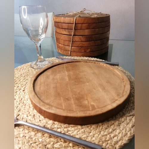 Tablas De Madera, Platos De Madera Redondos