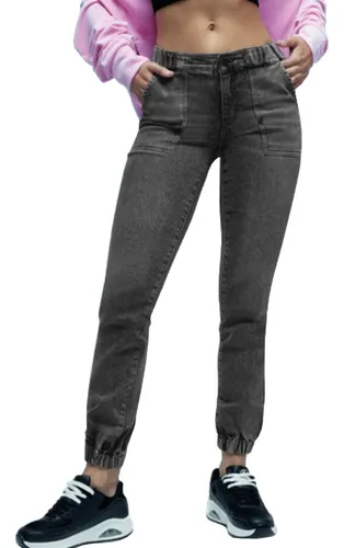 Pantalon Negro Deslavado Vintage Antifashion Mujer MercadoLibre