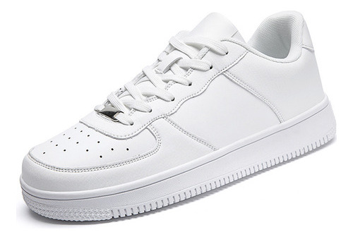 Zapatos Casuales Blancos Con Plataforma De Tenis En Color Li