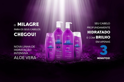 Shampoo Aloe Vera Moist Frasco 1000ml Mairibel Hidraty