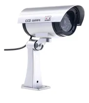 Comprar Cámara De Vigilancia Falsa Led Rojo Apariencia Real! Ditron