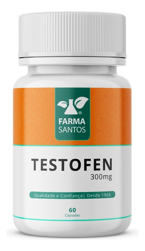 Testofen 300mg 60 Cápsulas Sabor Sem Sabor