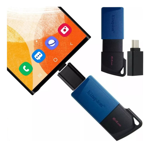 Memoria Usb Pendrive Celular Android Usb Tipo C 64gb 3.0 Otg