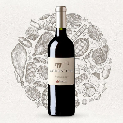 Imagem 2 de 2 de Vinho Matetic Corralillo Cabernet Sauvignon 750 Ml
