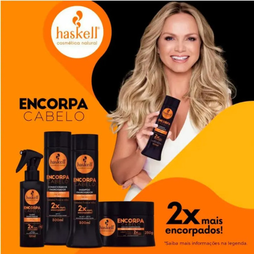 Shampoo Haskell Encorpa Cabelo 300ml