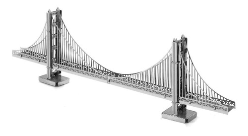 Arquitectura - Golden Gate - Rompecabezas 3d Metal Model