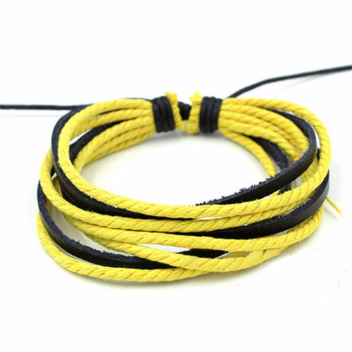 Cuero Moda Pulsera Unisex
