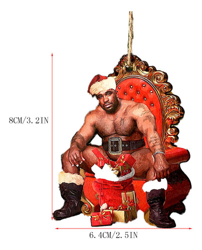 Meme Divertido Acrílico 0001 Para Regalo De Papá Noel De Bar