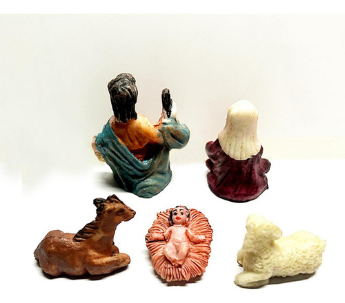 Juego En Miniatura De 5 Accesorios De Adorno Navideño Del