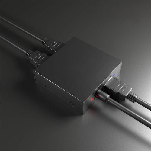 Splitter Hdmi V1.4 1 Input Y 2 Output Con Amplificador
