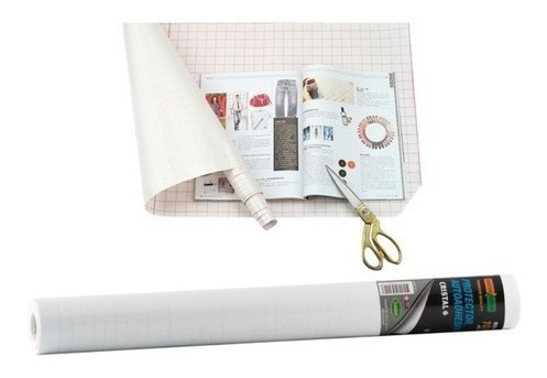 Contact Pvc Autoadhesivo Cristal 45 Cm X 10 Mts Lama X Unid Transparente Cod 6210