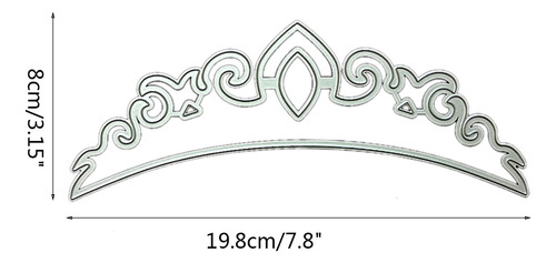 Troqueles De Corte De Metal Con Forma De Corona, Plantilla P