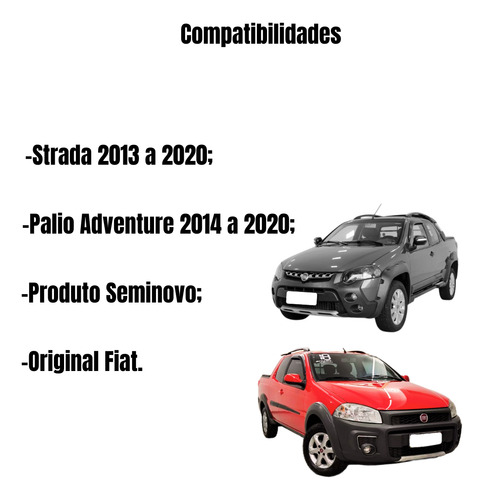 Volante C Controle Sem C Airbag Fiat Strada 2015 2016 2017