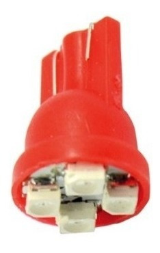 2x Foco Tipo Pellizco Velita Con 4 Smd Rojo