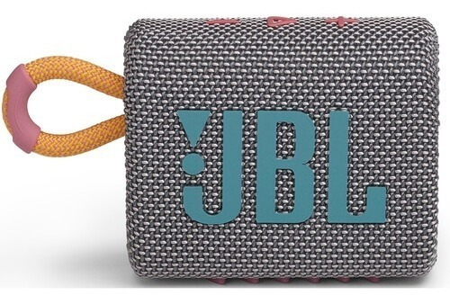 Parlante Jbl Go 3 Portátil Con Bluetooth Waterproof Grey 