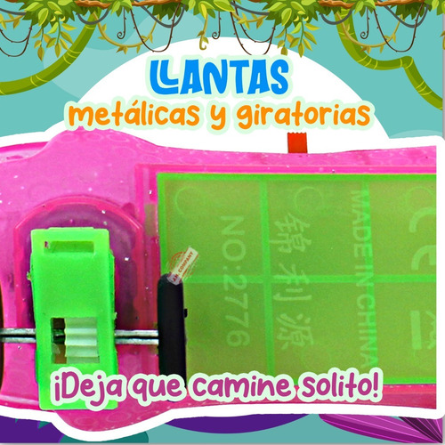 Cocodrilo Juguete Interactivo Con Luces Sonido Y Movimiento