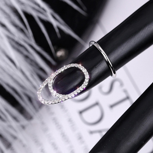 Anillo Para Uñas De Para Mujer, Anillo Desmontable Estilo B