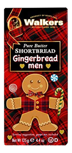 Walkers Shortbread Gingerbread Men, 8 Galletas Gingerbread