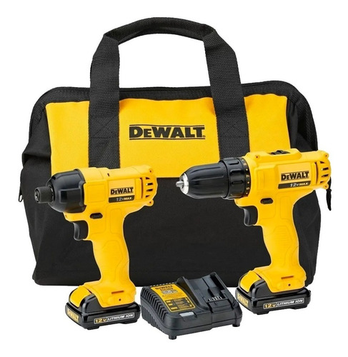 Kit Taladro Y Atornillador De Impacto Dewalt Dck199c2