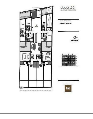 Imagen 30 de 30 de Hermoso Loft De Diseño , En Pocitos, Baño , Cocina Integrada