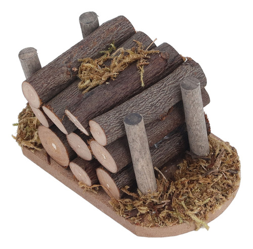 Leña Para Fogata En Miniatura Para Casa De Muñecas, Modelo 1