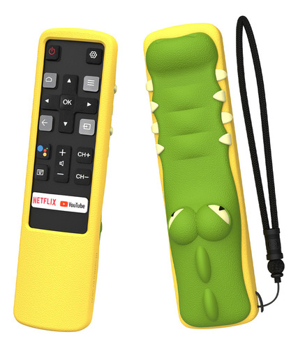 New Funda De Cocodrilo De Silicona For Control Remoto Tcl