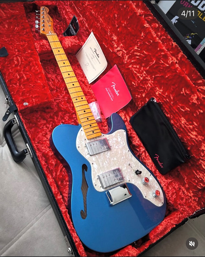 Nova! Fender American Vintage 2023. Gibson Prs Mxr Destro Azul-celeste Wood (Usado)
