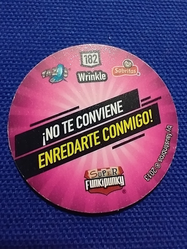 Tazos 2013 Super Funki Punky Wrinkle #182 Bunnie (Usado)