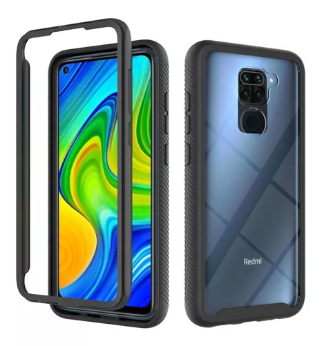 Case Funda Mate Antishock + Mica Xiaomi Redmi Note 9 Pro - Oliva