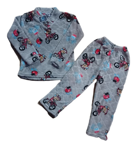 Pijama Térmica Dos Piezas Niño Niña Cuello V Nicte 4 A 10