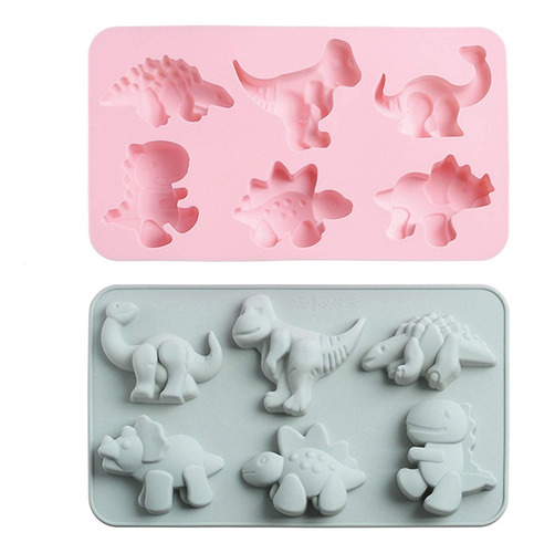 Molde De Silicona For Pastel De Dinosaurio.