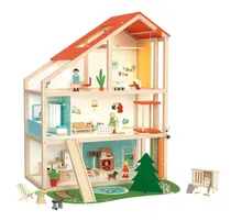 Comprar Casita De Muñecas Grande Xxl Con 80 Accesorios Incluidos