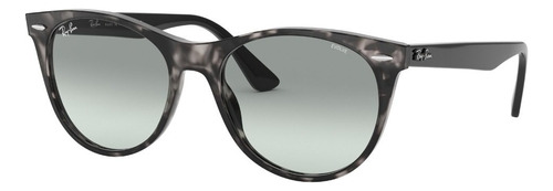 Lente Solar Ray-ban Wayfarer Ll Unisex 0rb2185 Fotocromático Color de la lente Azul Color del armazón Gris Diseño Fotocromática