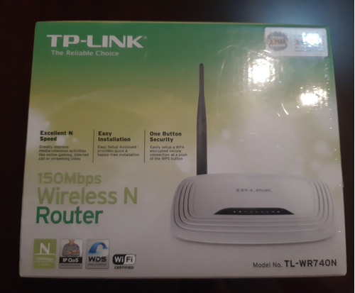 Router Tp - Link Tl-wr740n De 150 Mbps Wi-fi Inalámbrico