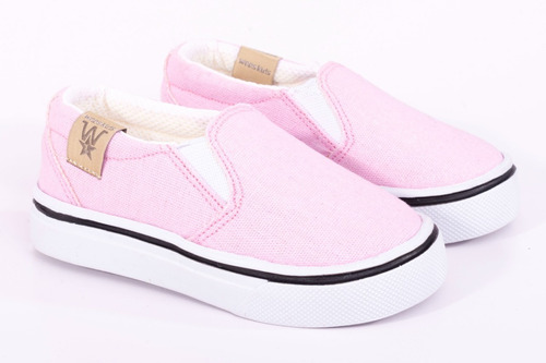 Panchas Para Bebes Rosa Lona Talles Del 17 Al 26