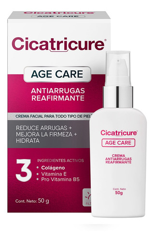 Cicatricure Age Care Antiarrugas Reafirmante Facial 50g Momento De Aplicación Día/noche Tipo De Piel Todo Tipo De Piel