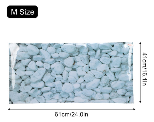 Póster Autoadhesivo 3d De Pvc Con Fondo De Acuario De 61 X 4